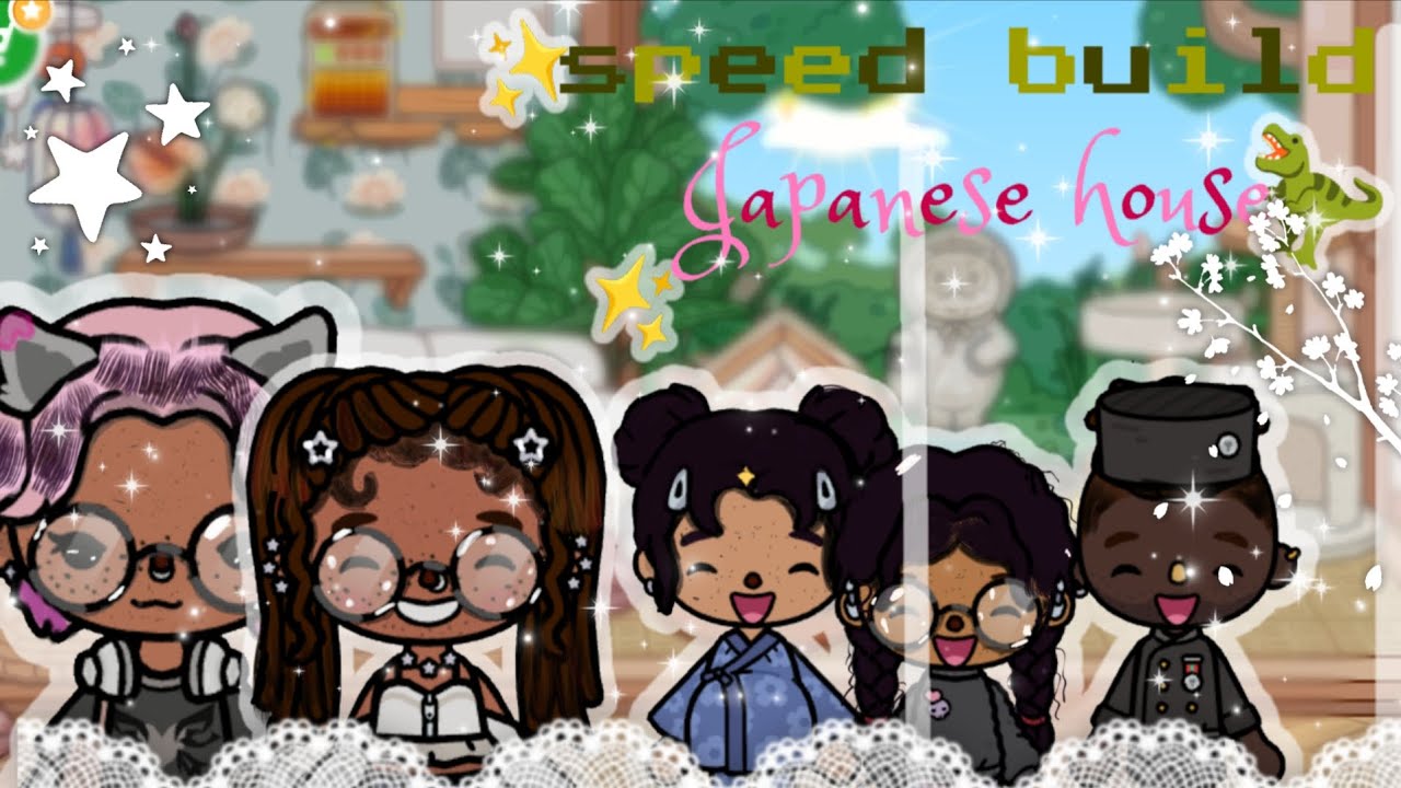 Japanese style speed build|Toca|love|family|#tocabocalovestory #tocaboca 