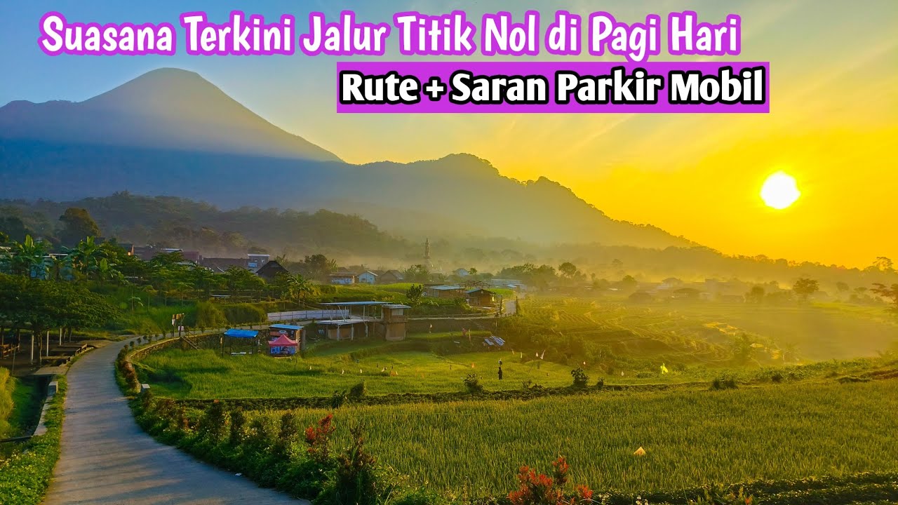 Rute Ke Titik Nol Dan Suasana Pagi Hari Terkini // Trawas Mojokerto