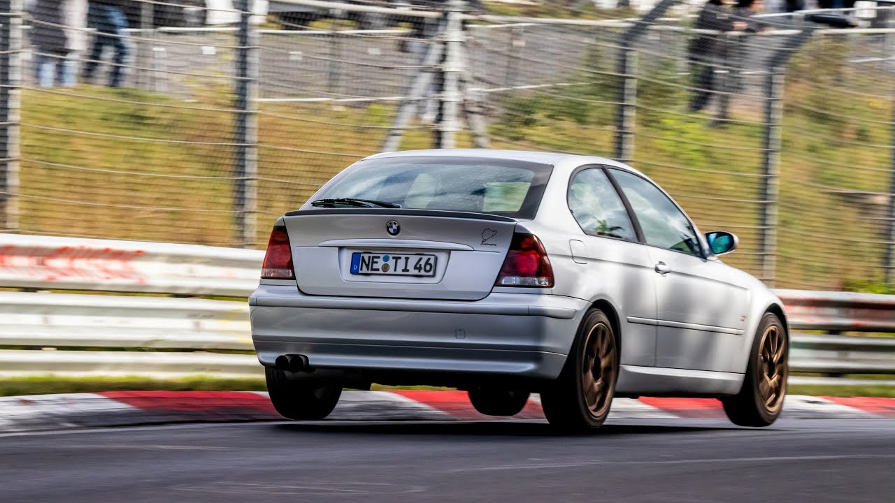 BMW 325ti e46 compact chases Opel Corsa E OPC | Nordschleife Touristenfahren 20.10.2024