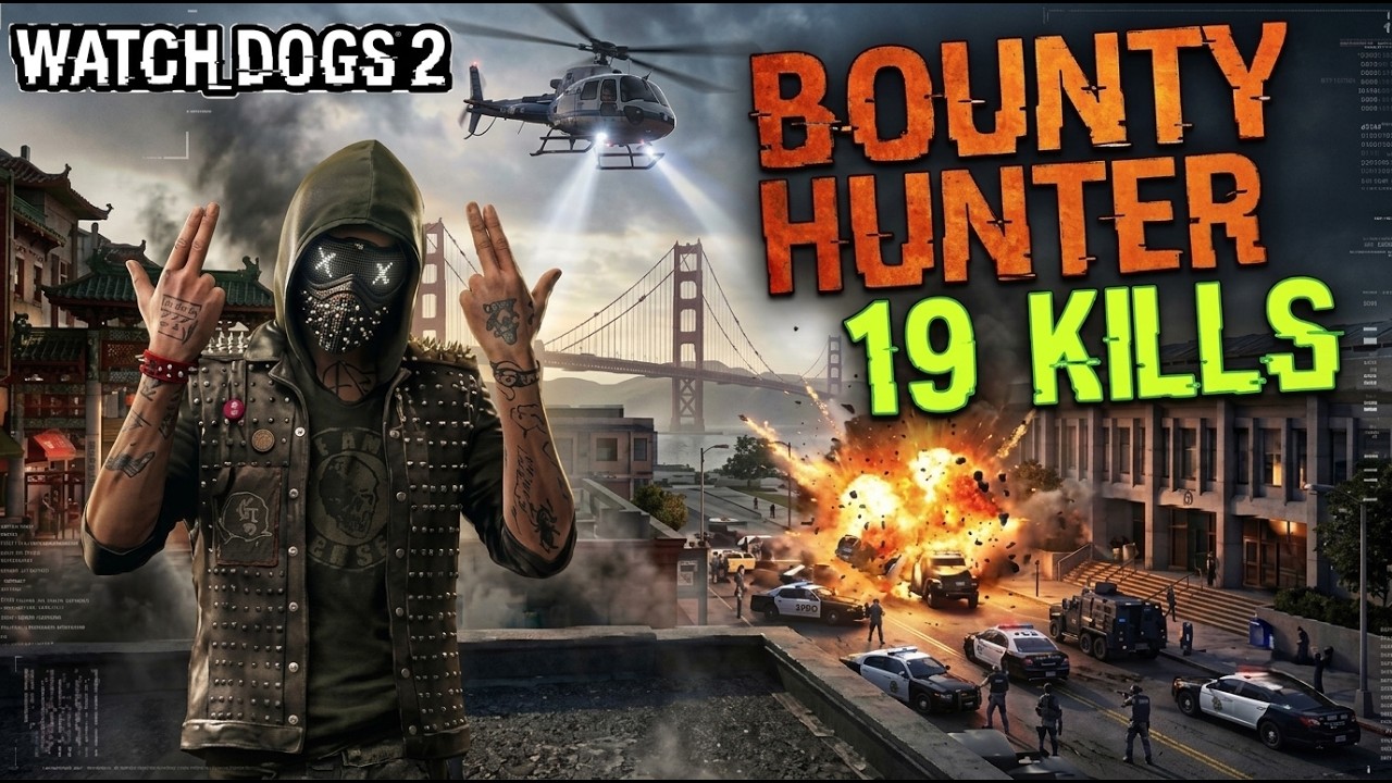 Watch Dogs 2 PvP – 19 Hunters Neutralized on Foot (No Hiding, No Escape)