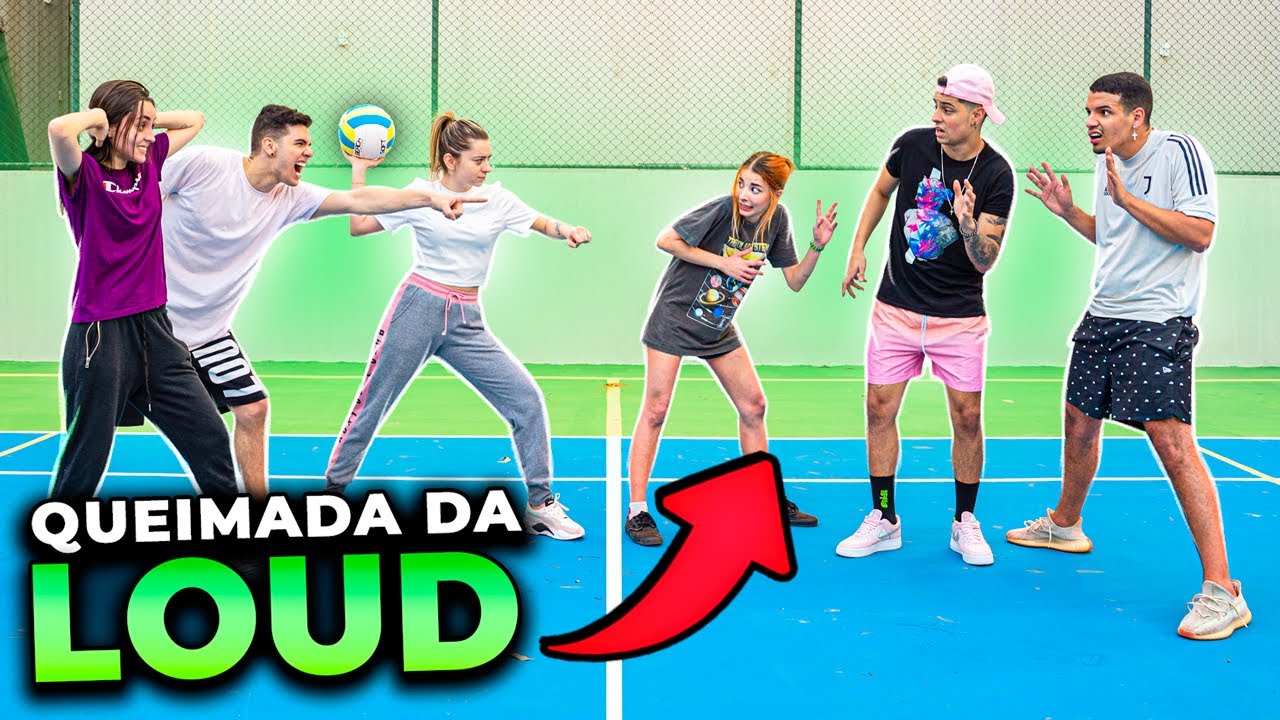 JOGAMOS QUEIMADA NA NOVA QUADRA DA MANSÃO LOUD!!