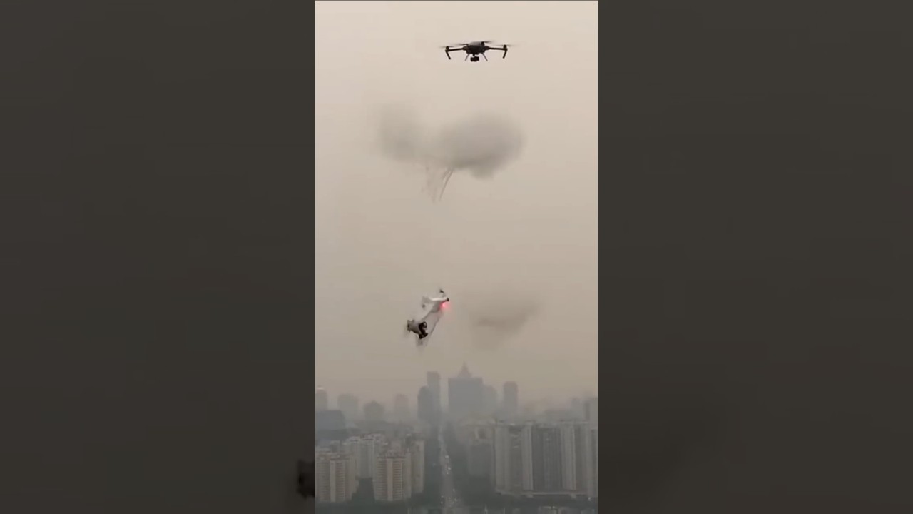 Mid-Air Drone vs Drone &mdash; Fiber Intercept