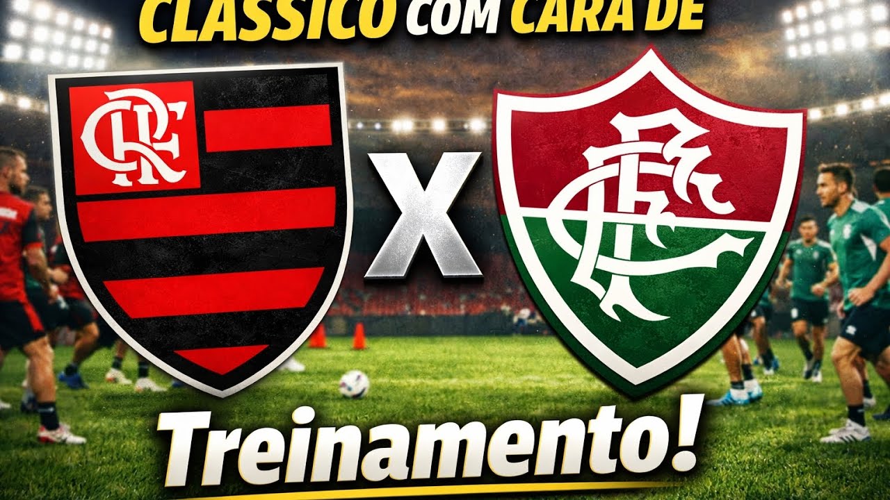 Flamengo X Fluminense: Clássico com cara de jogo treino! Torcedores pedem outro craque da seleção!