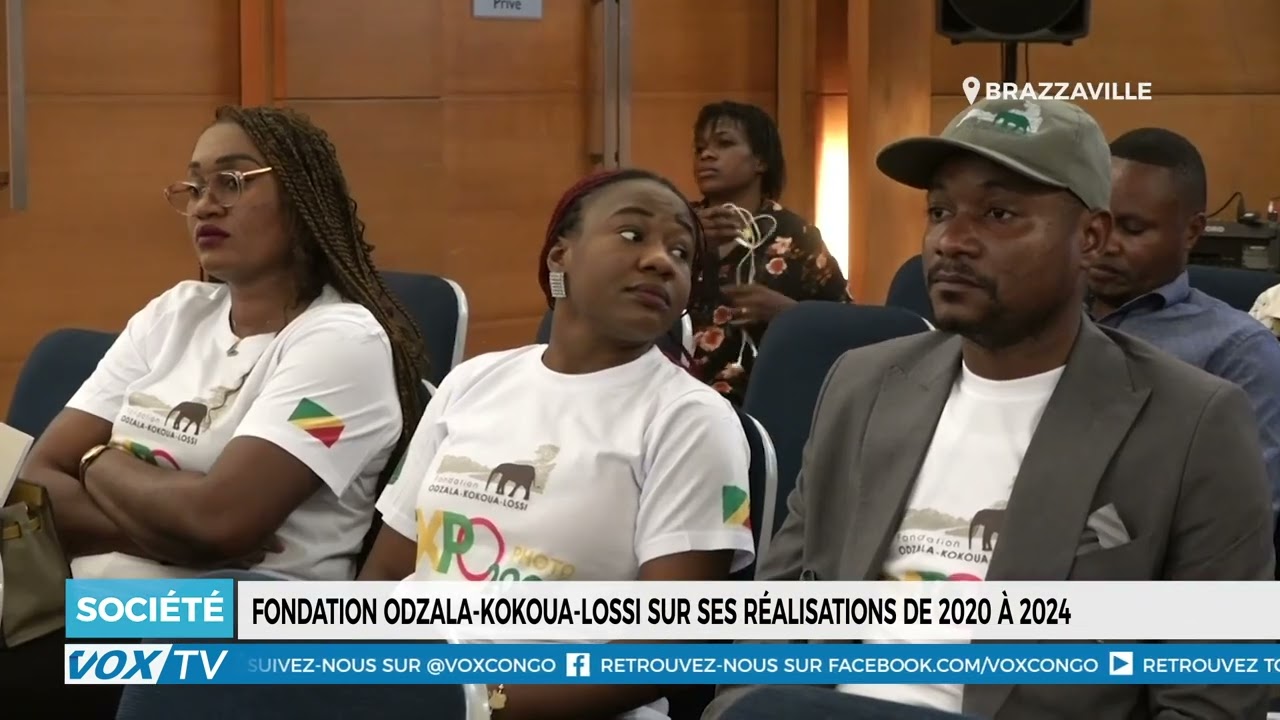 Fondation Odzala Kokoua Lossi sur ses réalisations de 2020 à 2024