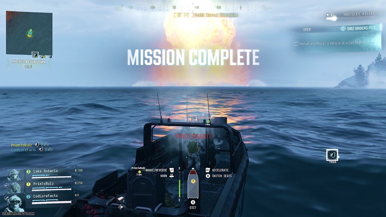 Nuking the boat in MW4 DMZ Operation Fallen Ember Final Story Mission Gameplay! Modern Warfare 4 DMZ
