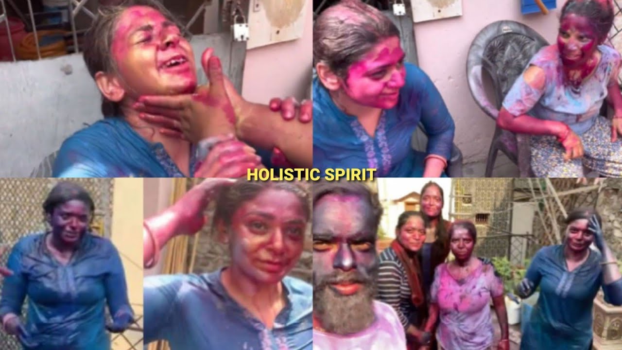 Pakka Blue Rang Holi Putai | Red Holi | Golden-Silver Colour Holi Putai | Devar Bhabhi Holi Putai