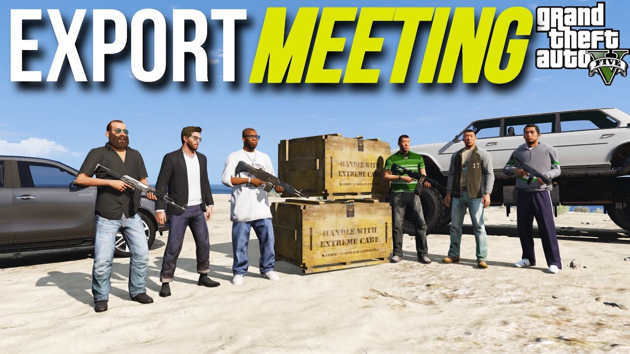 Trevor Export Meeting | Ashraf and Nasir as Bodyguards | Gta 5 Stories