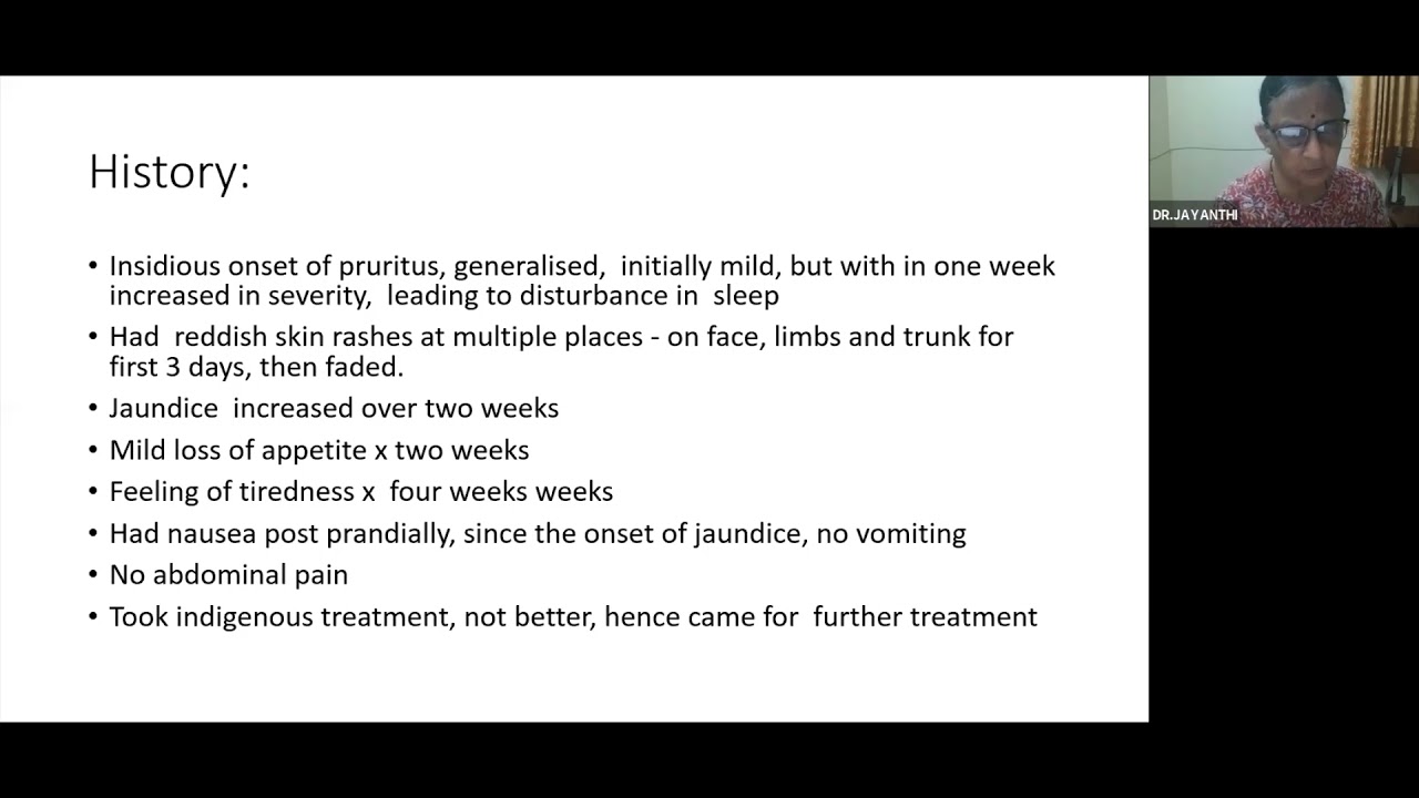 Clinics on Cholestatic jaundice/Obstructive jaundice/DILI  Prof. Jayanthi V, Prof Varghese Thomas