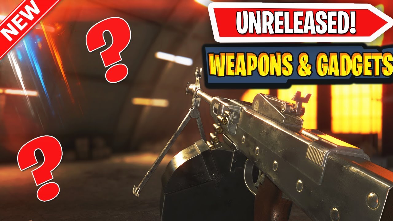 7 Battlefield 5 Unreleased Weapons/Gadgets Gameplay - Weapons & gadgets that didn't make it into MP