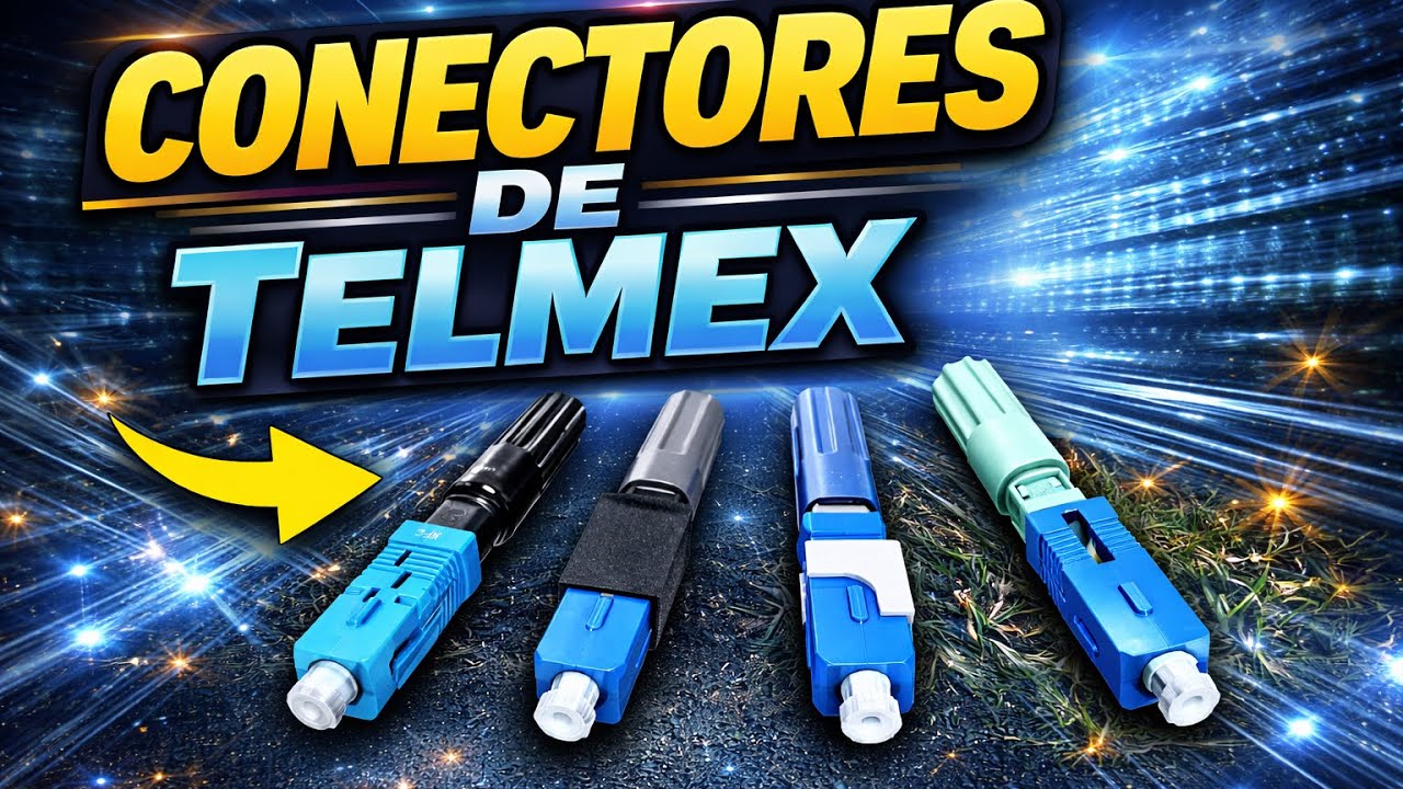 Conectores que usa Telmex 👀 | Así los preparo yo en campo