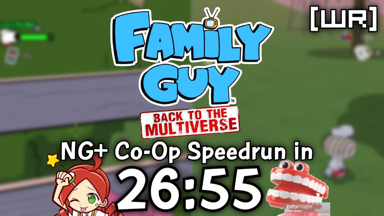 [WR] Family Guy: Back to the Multiverse NG+ Co-Op Speedrun in 26:55