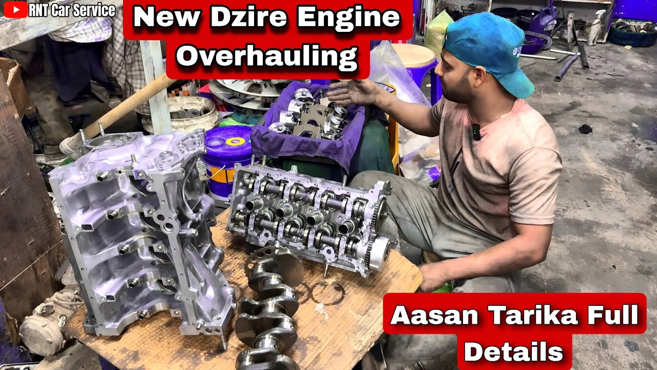 Suzuki Dzire Bs6 { Kesari engine} Engine overhauling.@RNTCarservice7
