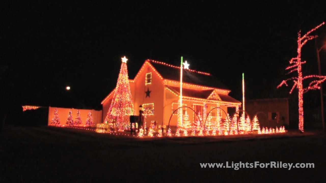 Dancing Queen - ABBA - 2011 Lights For Riley Christmas Light Display