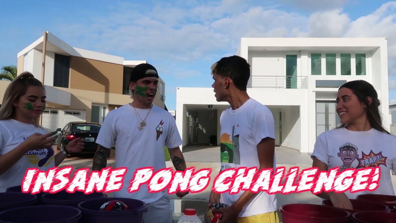 INSANE PONG CHALLENGE! | Team Gabiilon vs Team Demil