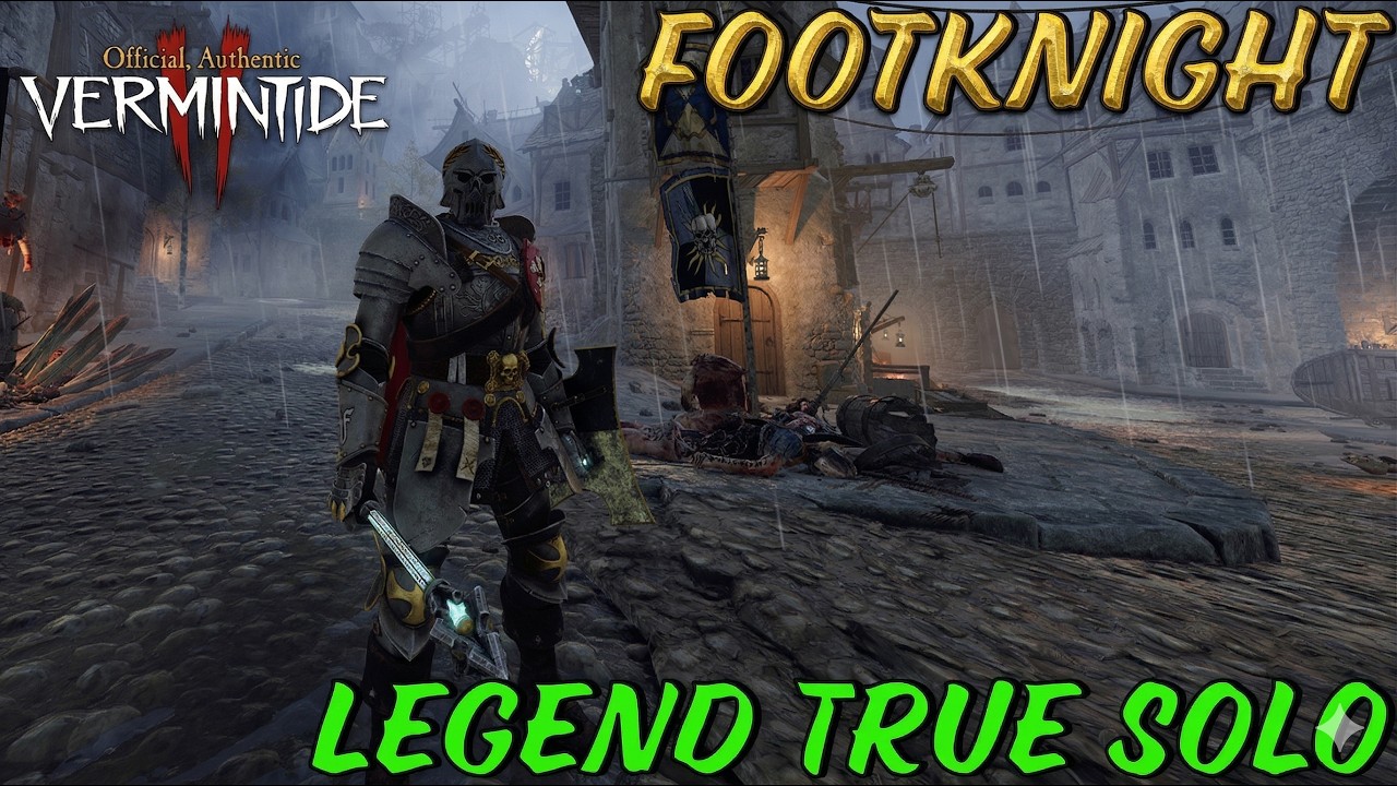 Footknight | Legend True solo | Mace Shield/Repeater | Screaming Bell | Warhammer Vermintide 2