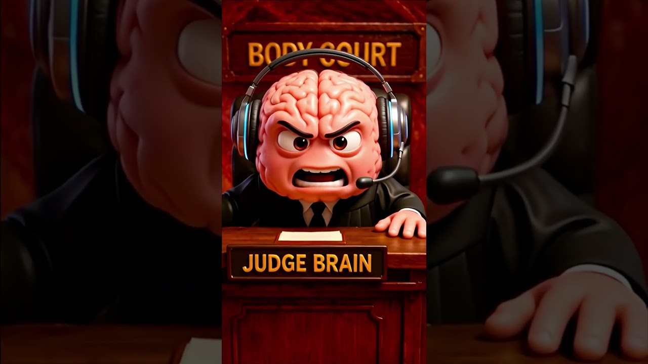 Body Court: Is the Liver Really Guilty? 😱 The Truth About Cholesterol! | Health Animation #shorts