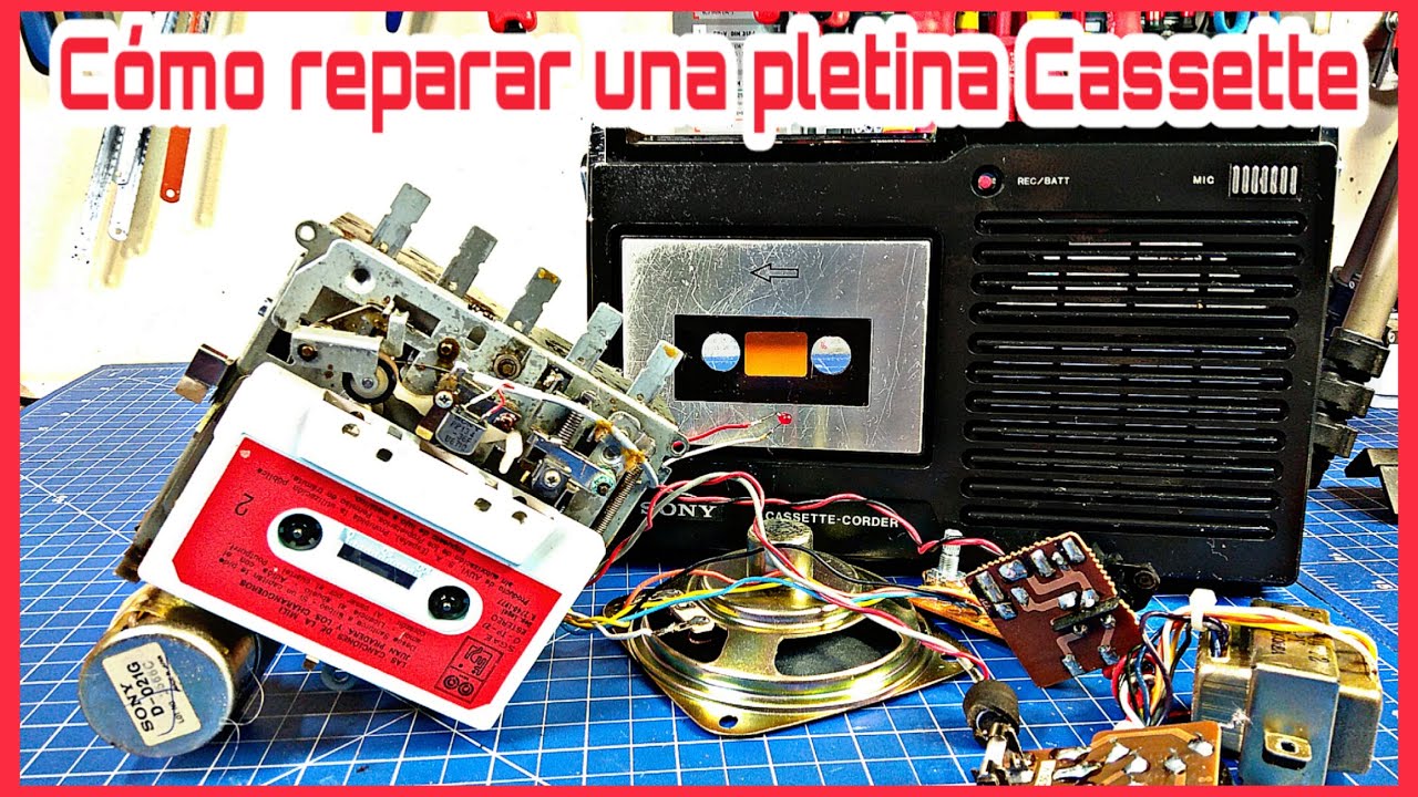 LIMPIEZA Y REPARACIÓN REPRODUCTOR CASSETTES | AVERÍAS TÍPICAS