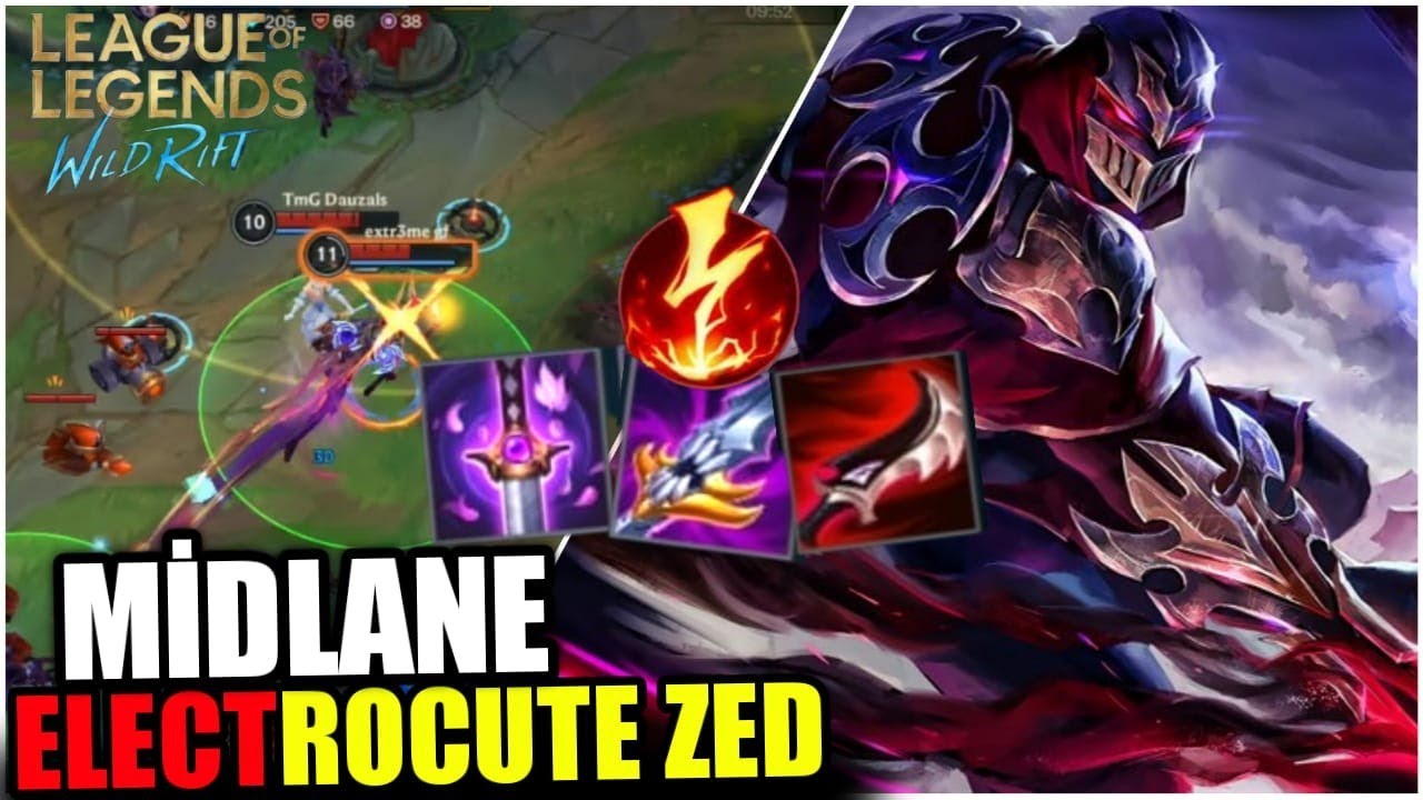 ELECTROCUTE WITH ZED WE DISTRIBUTE JUDICIAL MID LANE DIAMOND GAMEPLAY | SEASON 5 (BUILD & RUNES)