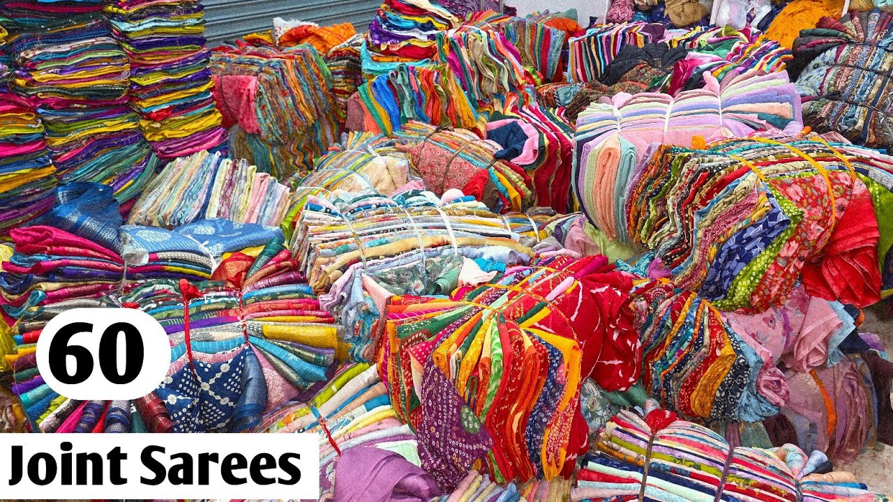 JOINT SAREE WHOLESALE IN SURAT, CUT PIECE SAREE WHOLESALE IN SURAT, SURAT SAREE SURAT.