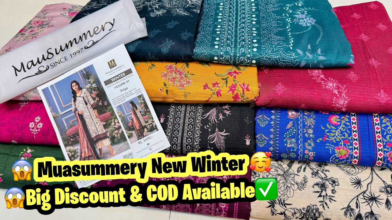 Muasummery Winter Collection 2025 | Mausummery New Collection | Bana Dora Linen Fabric 