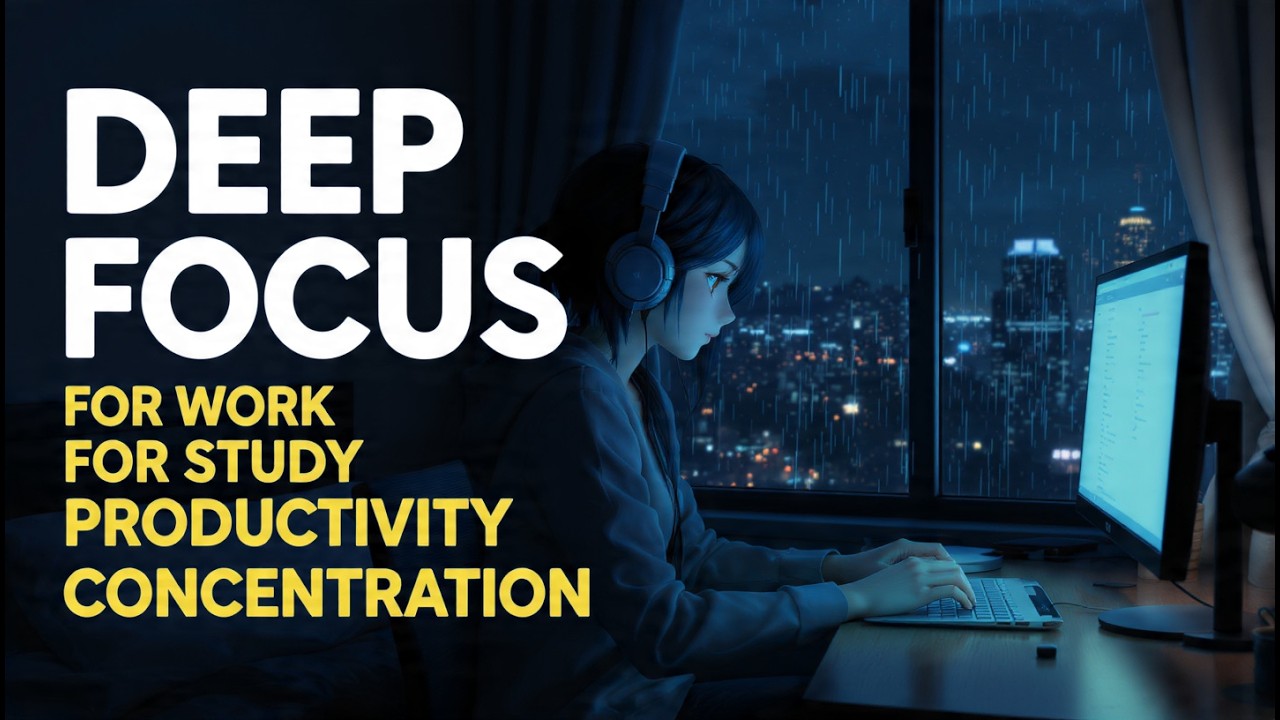 🔴 LIVE Focus Music for Coding | Deep Ambient Background for Long Work Sessions