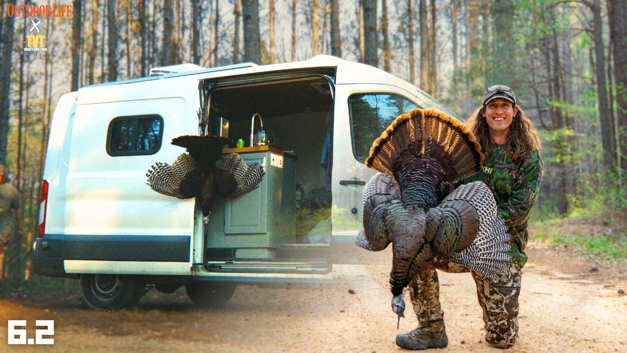 VAN LIFE and TURKEY HUNTING - Hunting turkeys that WON'T GOBBLE