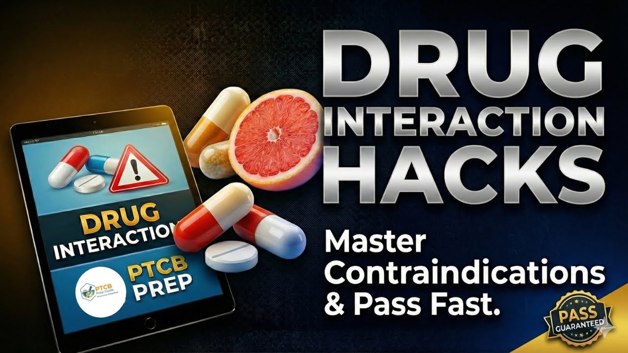 Drug Interactions & Contraindications You MUST Know as a Pharmacy Tech for PTCB