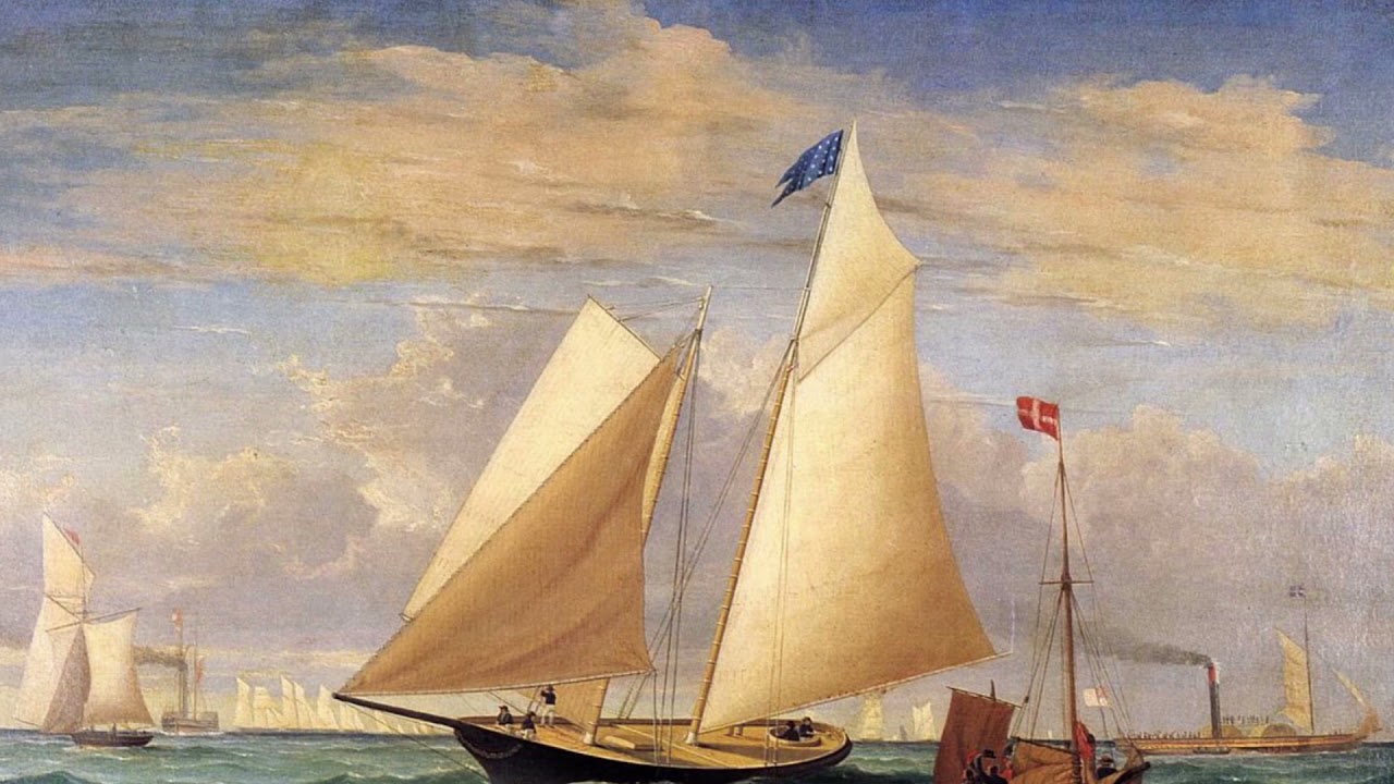 America 1851. Video 6. Installing the keel, stem, stern & bulwark.