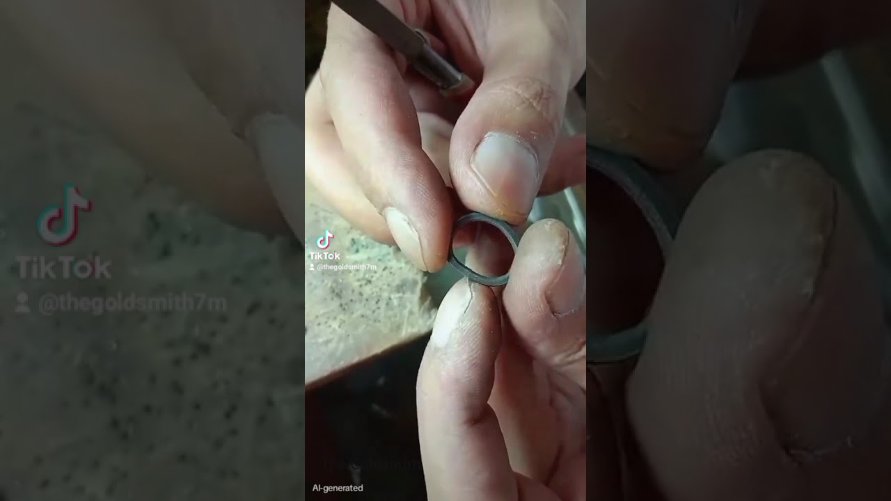Handmade Women’s Ring صناعة يدوية لخاتم نسائي #viral #youtube #youtuber #handmade #fyp #diy #ytshort
