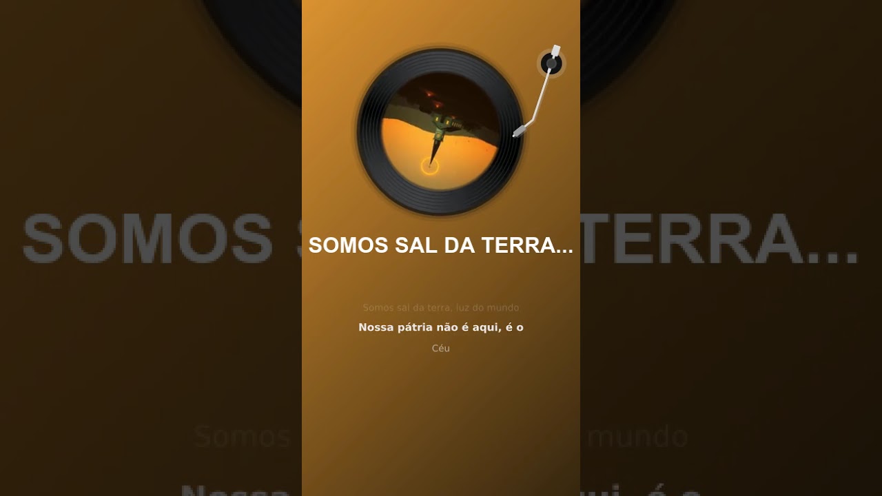 SOMOS SAL DA TERRA E LUZ DO MUNDO 1