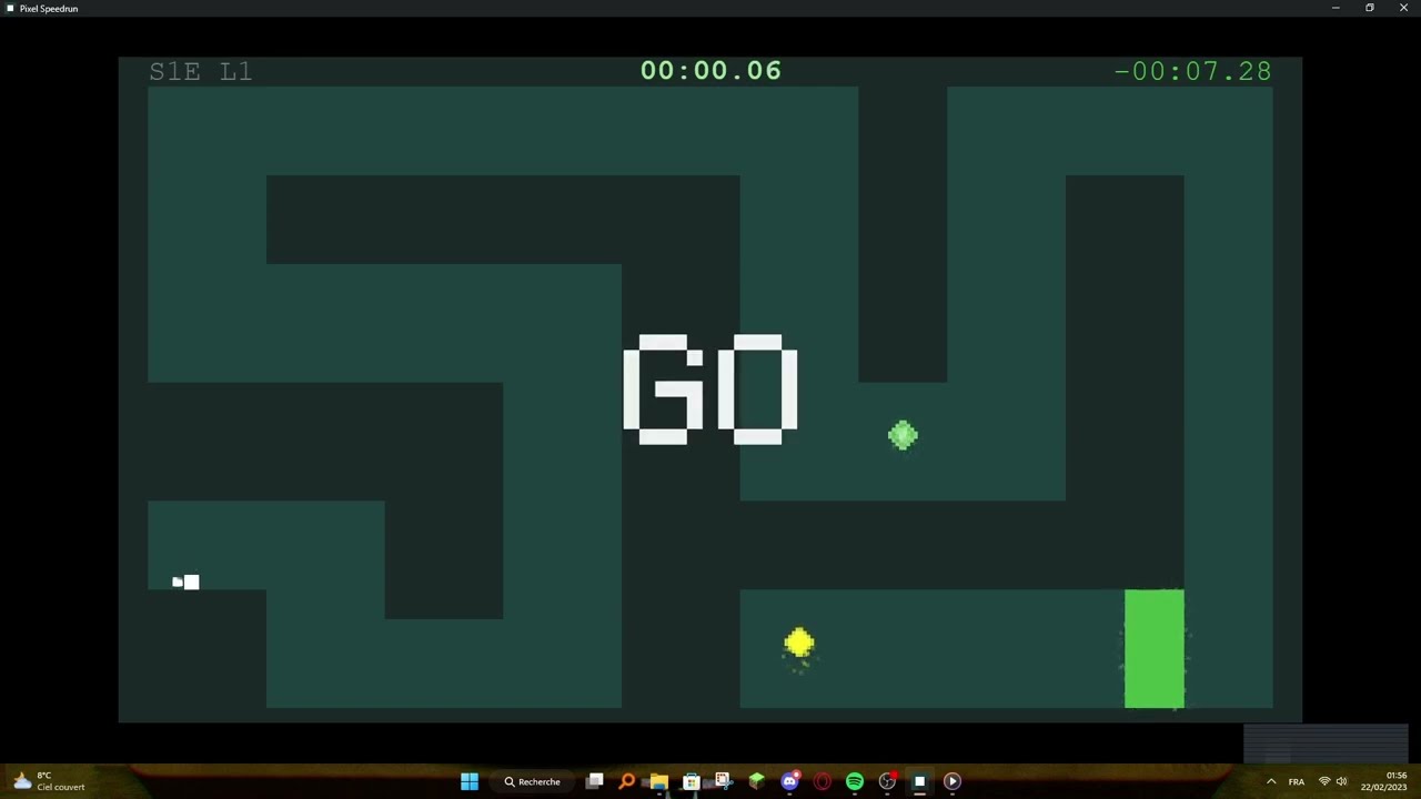 PB Pixel Speedrun (Steam Edition) - Easy/Glitchless - 2m22s70