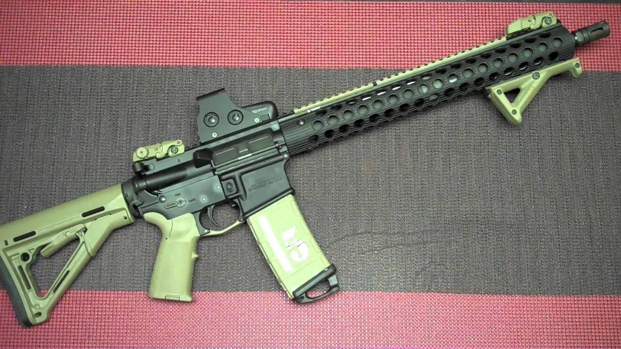 Troy Industries Alpha Rail Installed :: Musty Yeti