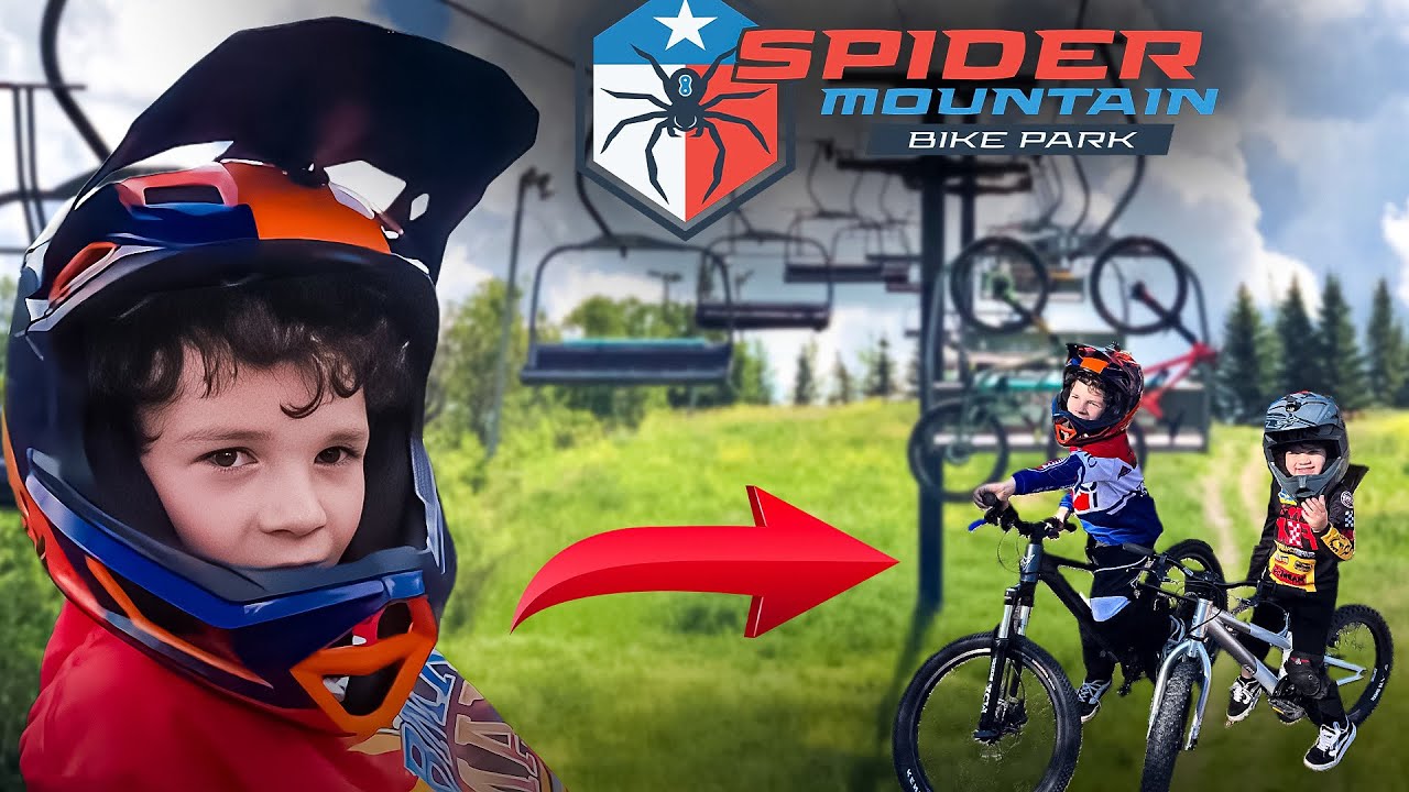 Can Our Kids Handle Spider Mountain Bike Park? | Family MTB Adventure! 