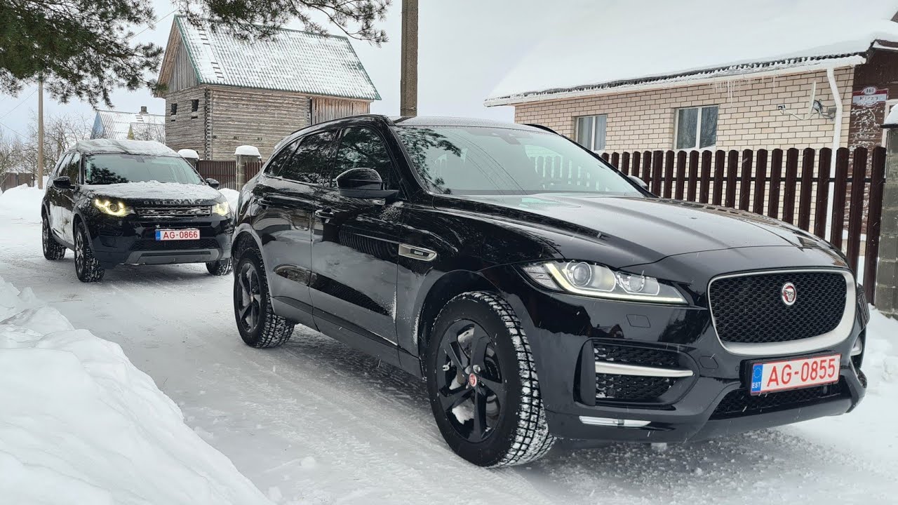 Land Rover Discovery Sport 2019 и Jaguar F-Pace R-Sport 2019! Полный привод. Зима во всей красе!