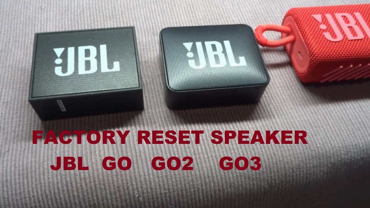 RESET JBL GO, JBL GO2, JBL GO3 reset do ustawień fabrycznych (factory reset)