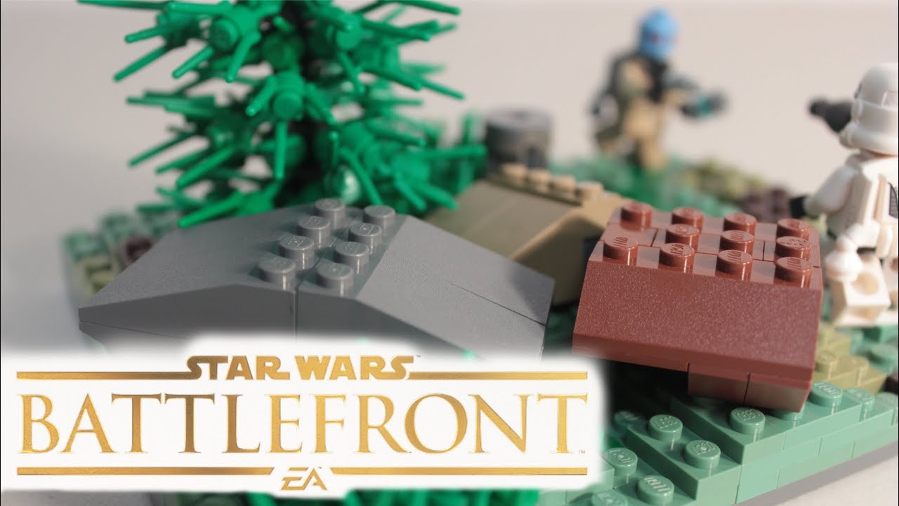 Lego Star Wars Mini-MOC on Endor - Cargo Crates On Endor | Battlefront EA