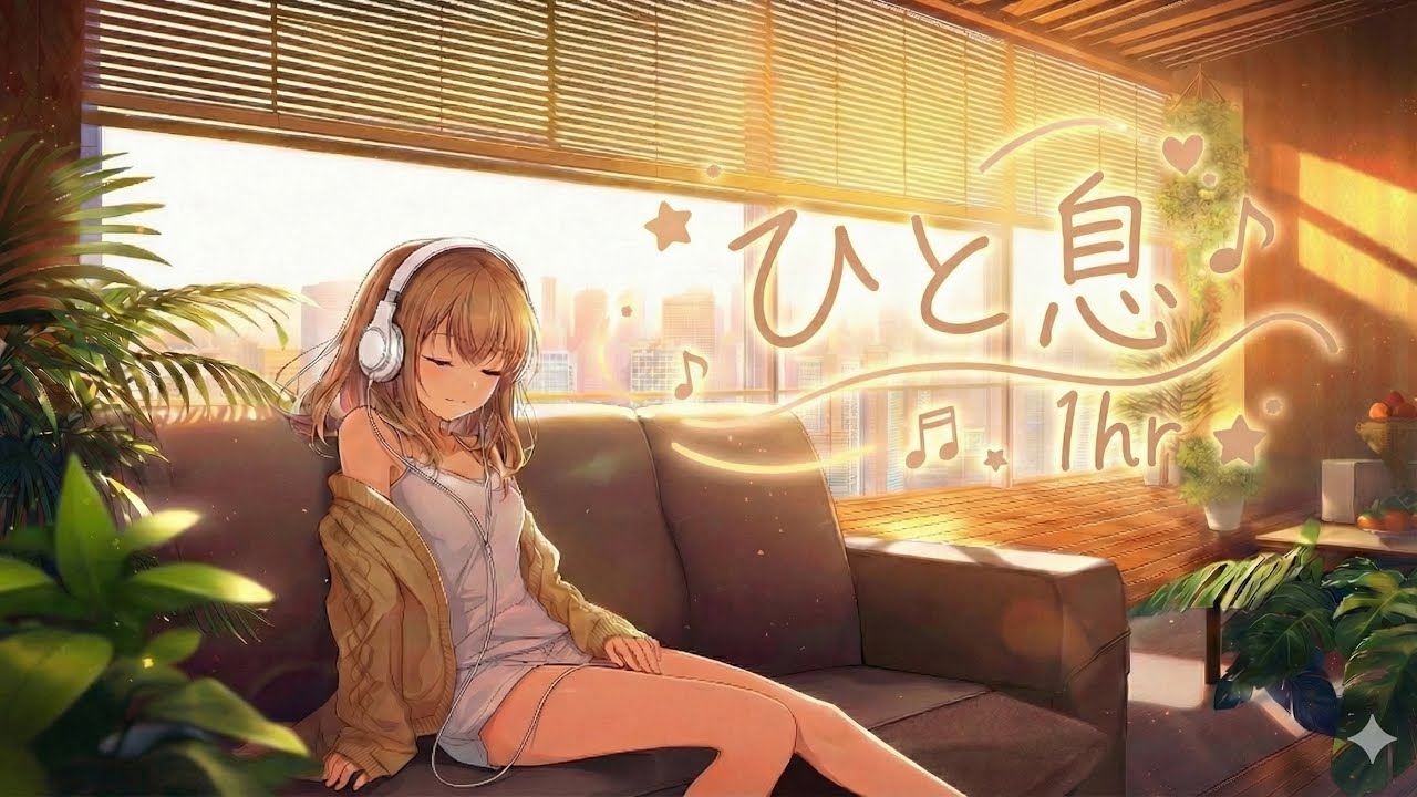 【フリーBGM】ひと息。【勉強用/集中/睡眠用/リラックス】