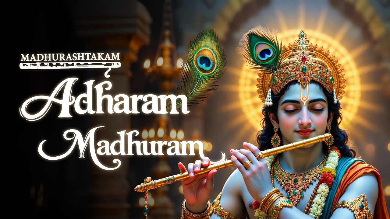Adharam Madhuram | Madhurashtakam | Soulful Krishna Bhajan for Meditation & Inner Peace