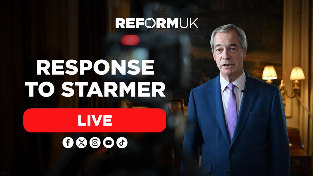 LIVE: Nigel Farage responds to personal attacks by Starmer and his cabinet.