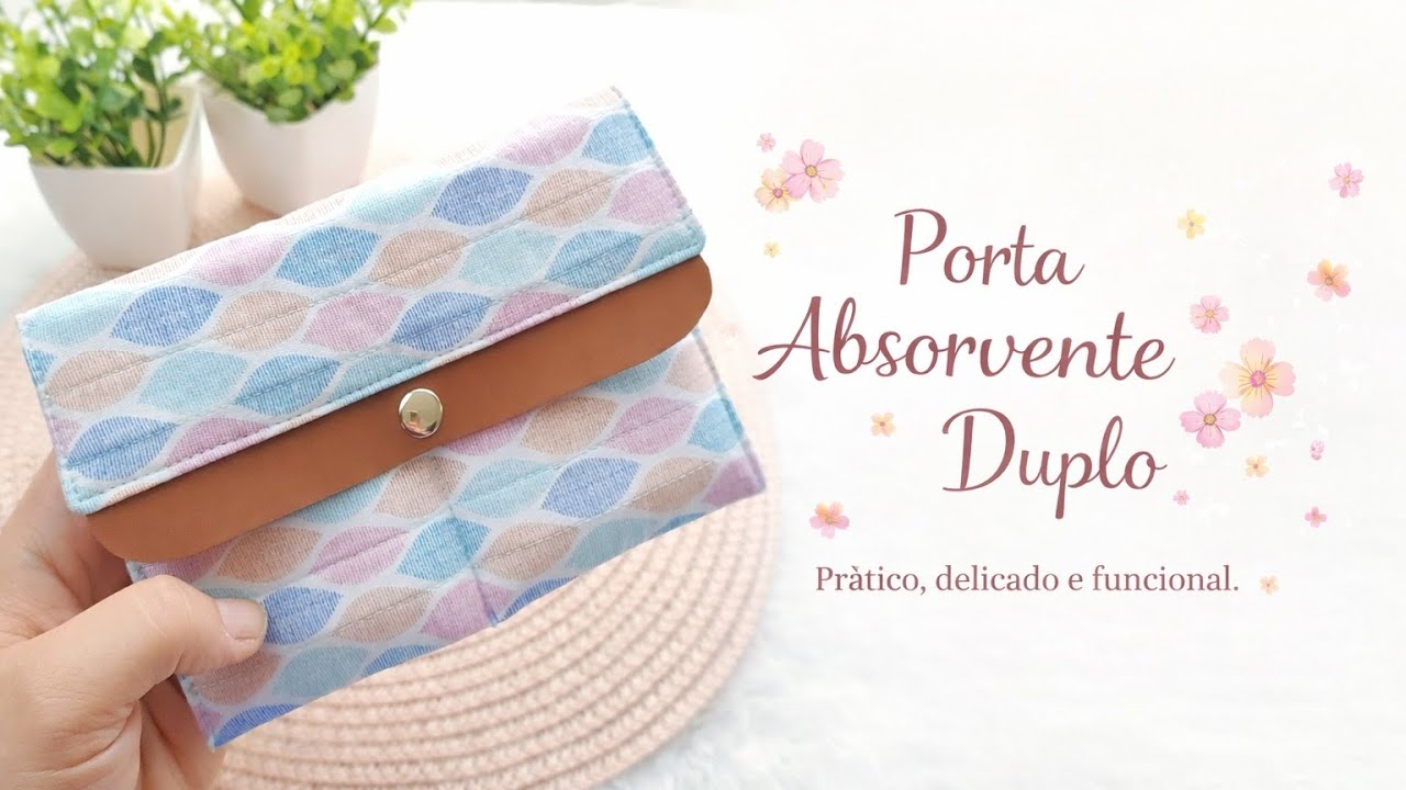 Passo a Passo do PORTA ABSORVENTE DUPLO | Por Pri Toda Criativa 