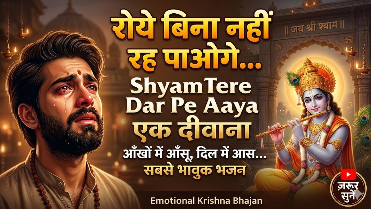 ये भजन आपने पहले कभी नहीं सुना होगा | Shyam Tere Dar Pe Aaya Ik Deewana | Krishna Bhajan
