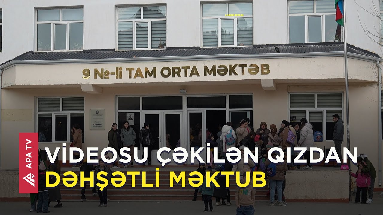 Tükürpədici şagird söhbətləri araşdırıldı - Video Xırdalandakı məktəbdə çəkilib –  APA TV