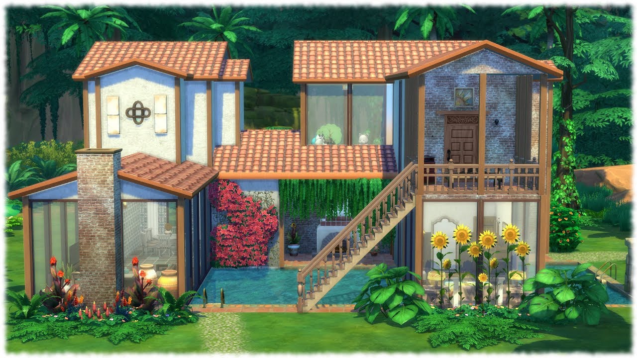 The Sims 4: Speed Build // JUNGLE VILLA