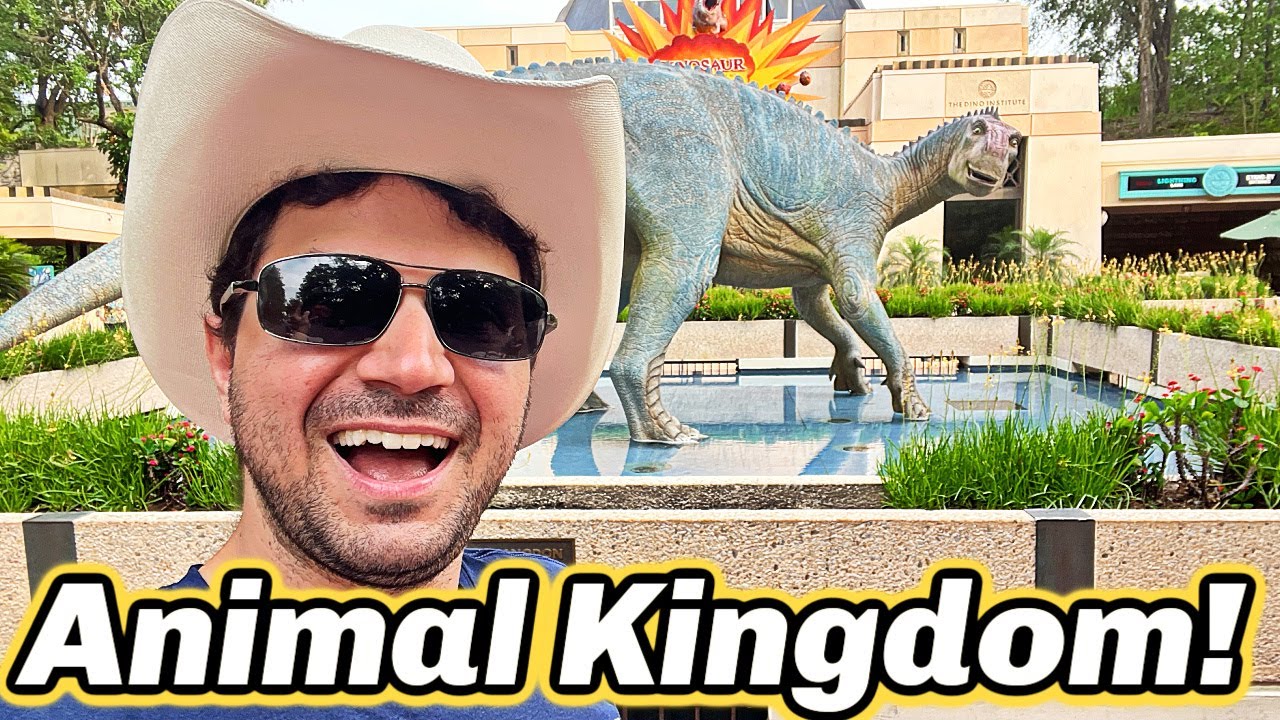 Revisiting Disney's Animal Kingdom Park! Thrilling Ride on 'Dinosaur' after Years!