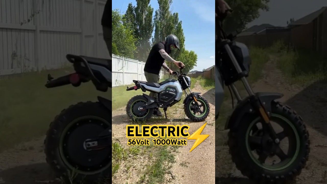 EGO Power+ 56Volt Electric 1000Watts Rear Wheel Hub Motor Mini Bike🏍️ #bikelover #bike