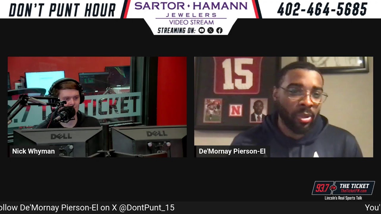 Don't Punt Hour w/De'Mornay Pierson-El - March 4th, 2026