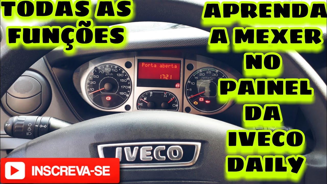 APRENDA A MEXER EM TODAS AS FUNÇÕES DO PAINEL E COMPUTADOR DE BORDO DA IVECO DAILY