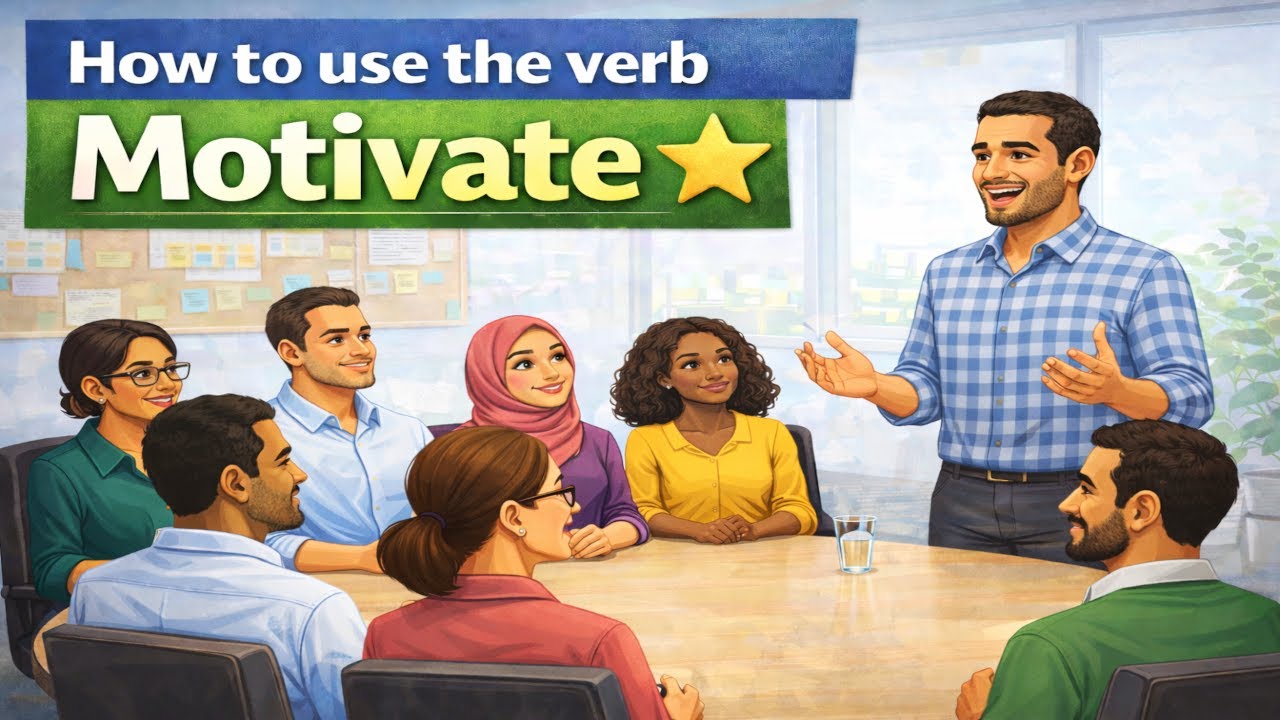 'MOTIVATE' Verb Tenses Simplified | Business English for Managers and Other Business Professionals