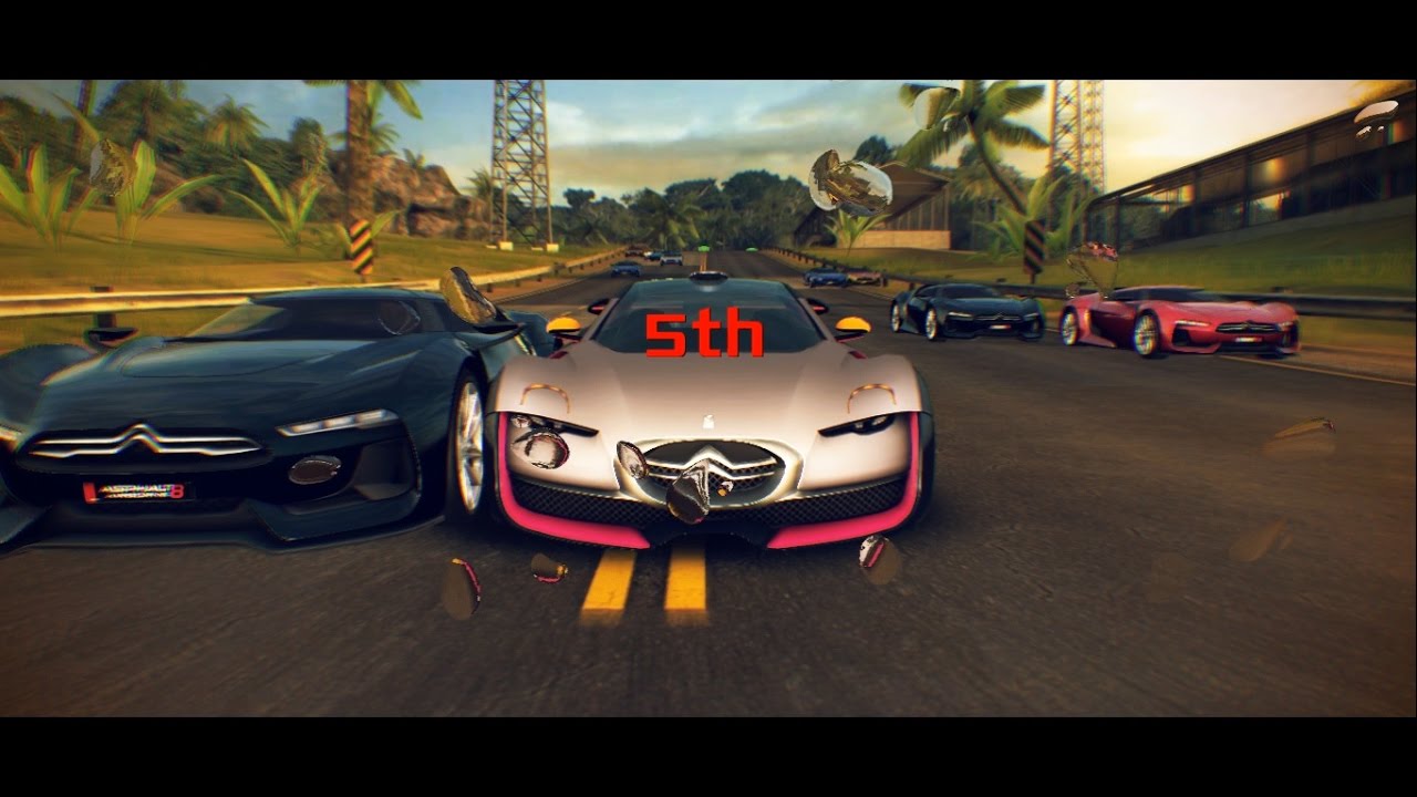 Asphalt 8 Citroen Survolt vs. GT by Citroen 32 Racers Infected