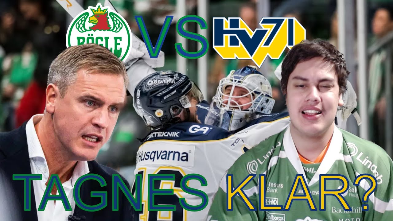Tagnes Klar Efter HVs Kross: Rögle BK VS HV71 Hilights och Klack Sång#25